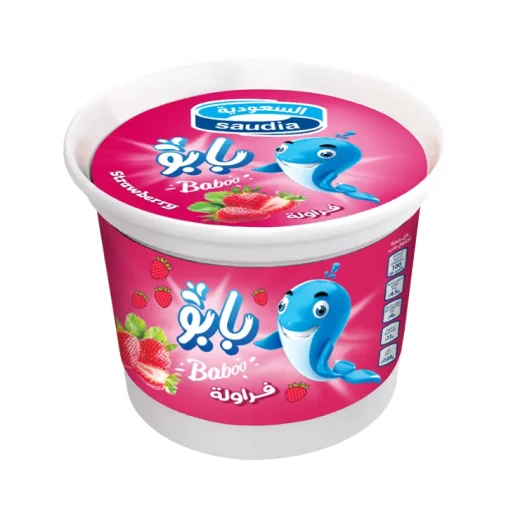 كوب آيس كريم سعودية بابو فراولة