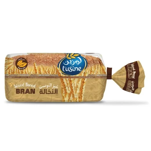 خبز شرائح نخالة لوزين