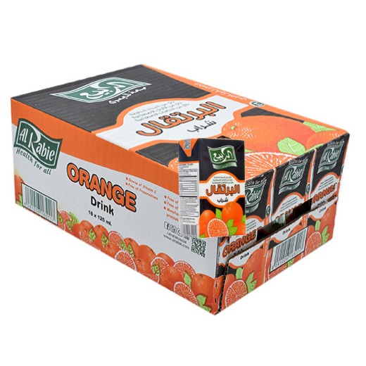 Box Alrabie Orange Drink 18*125 ml