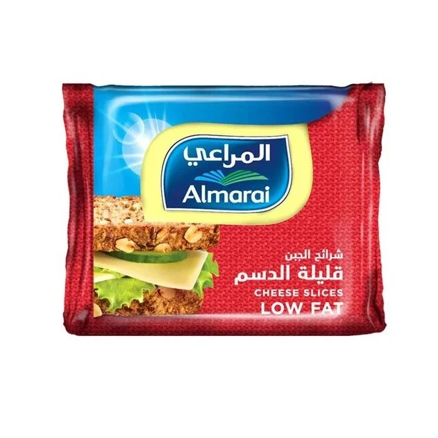 جبنة شرائح قليلة الدسم المراعي 10 قطع